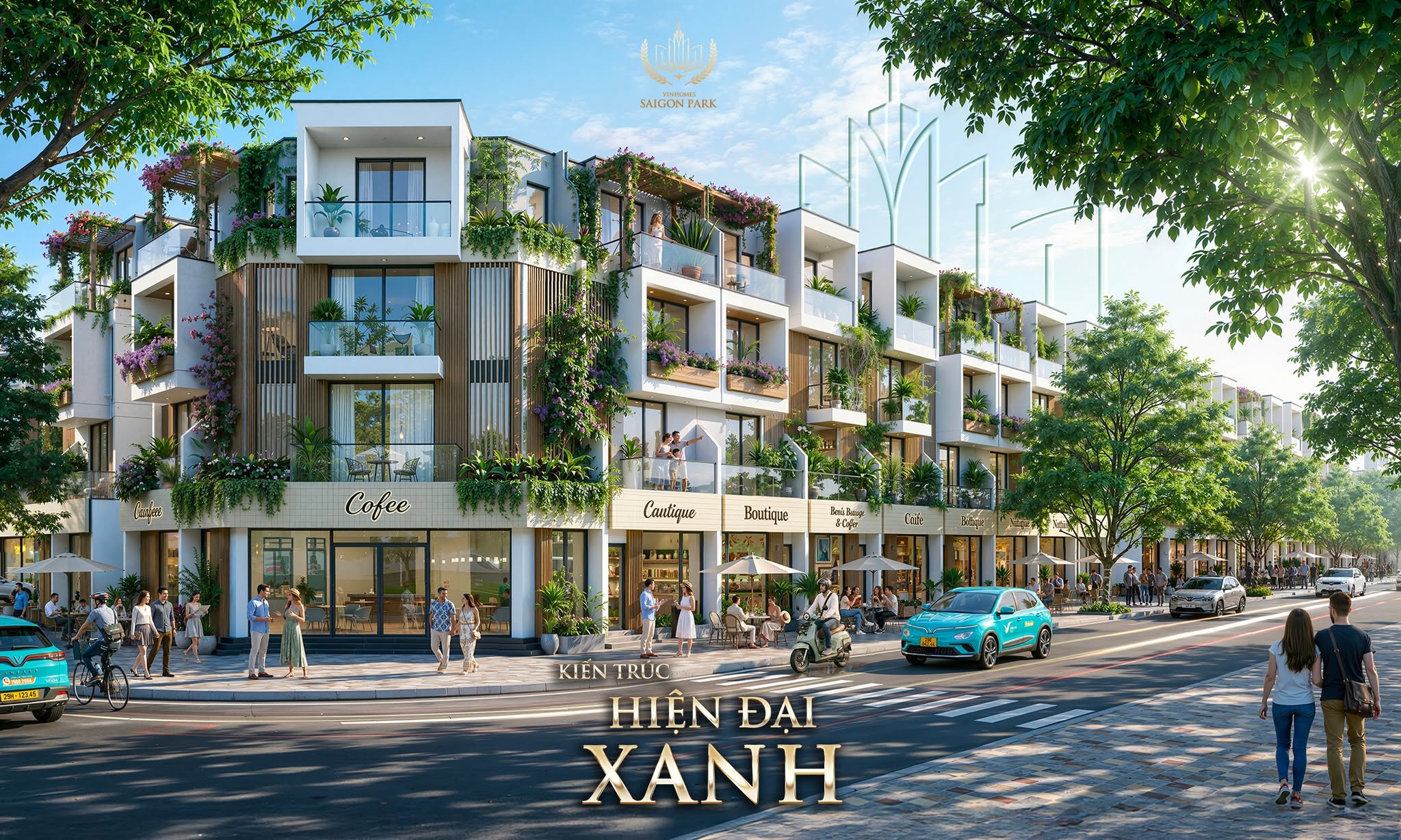 Phối cảnh Nhà phố Vinhomes - Góc 1