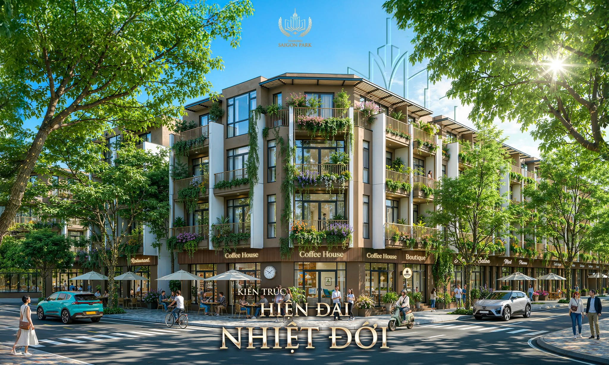 Phối cảnh Nhà phố Vinhomes - Góc 2