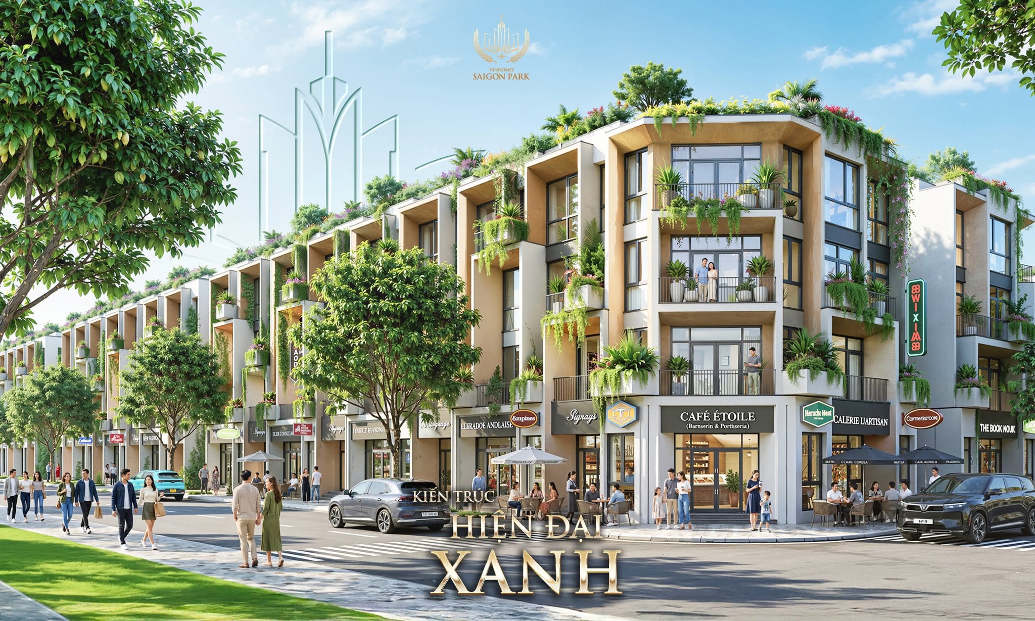Phối cảnh Nhà phố Vinhomes - Góc 4