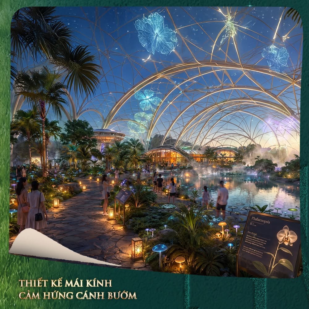 Vườn hoa mái kính 1